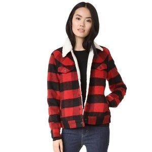 RARE Levi’s Plaid Trucker Jacket, Anthropologie